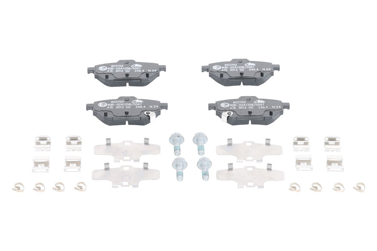 Bremsbelagsatz, Scheibenbremse