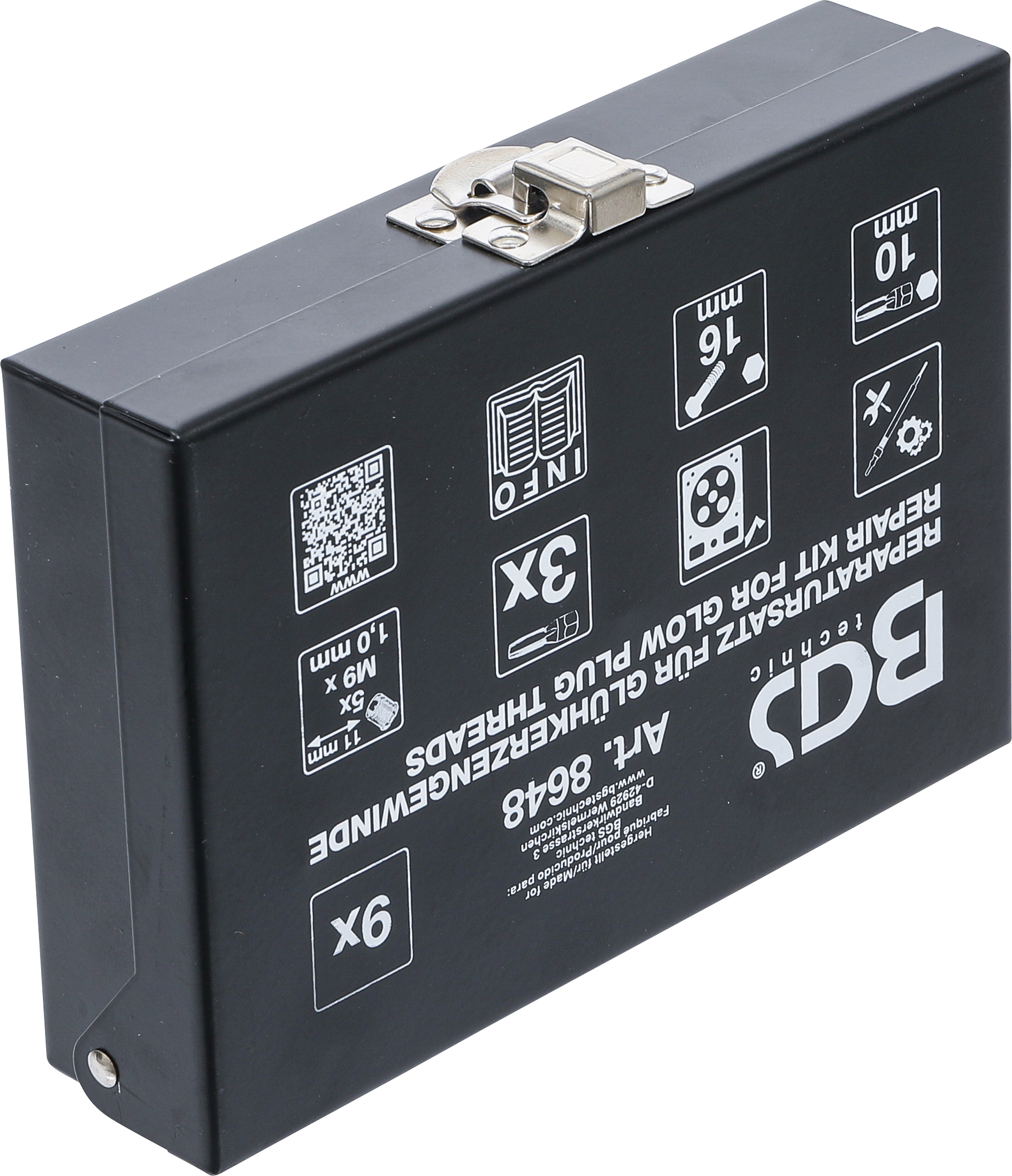 BGS Reparatursatz für Glühkerzengewinde | M9 x 1.0