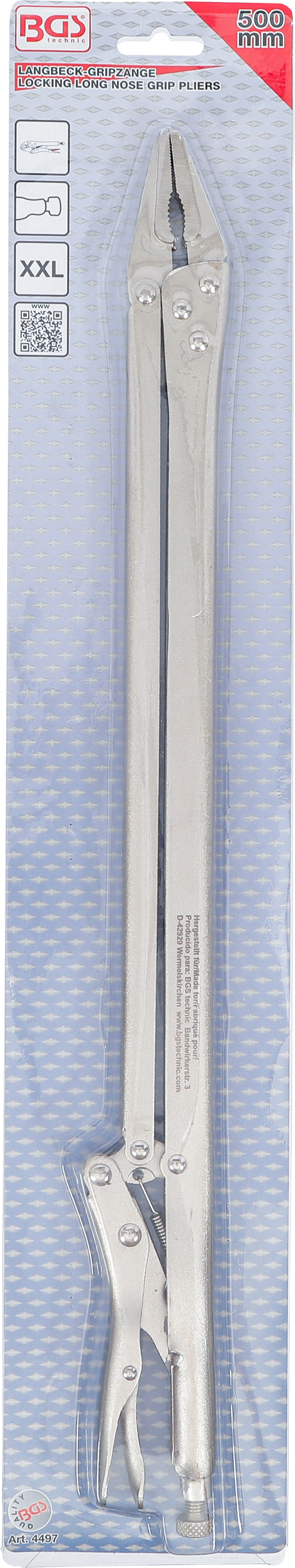 BGS Langbeck-Gripzange | 500 mm