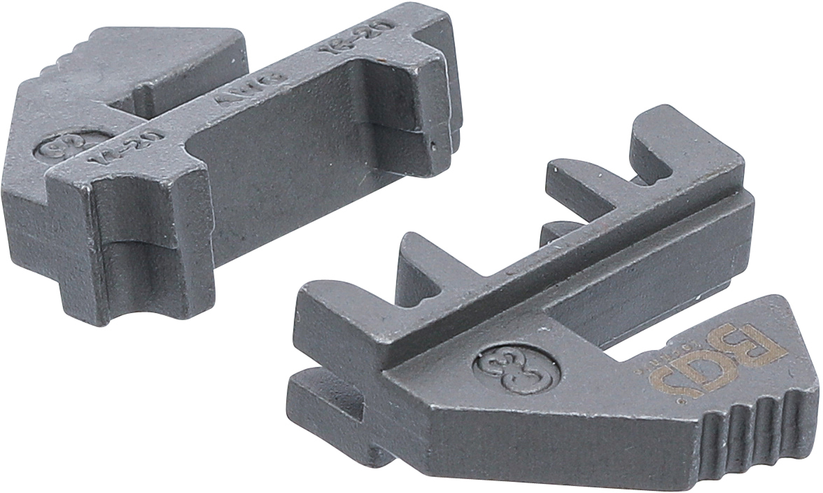 BGS Crimpbacken für abgewinkelte, nichtisolierte Stecker | für Art. 1410, 1411, 1412