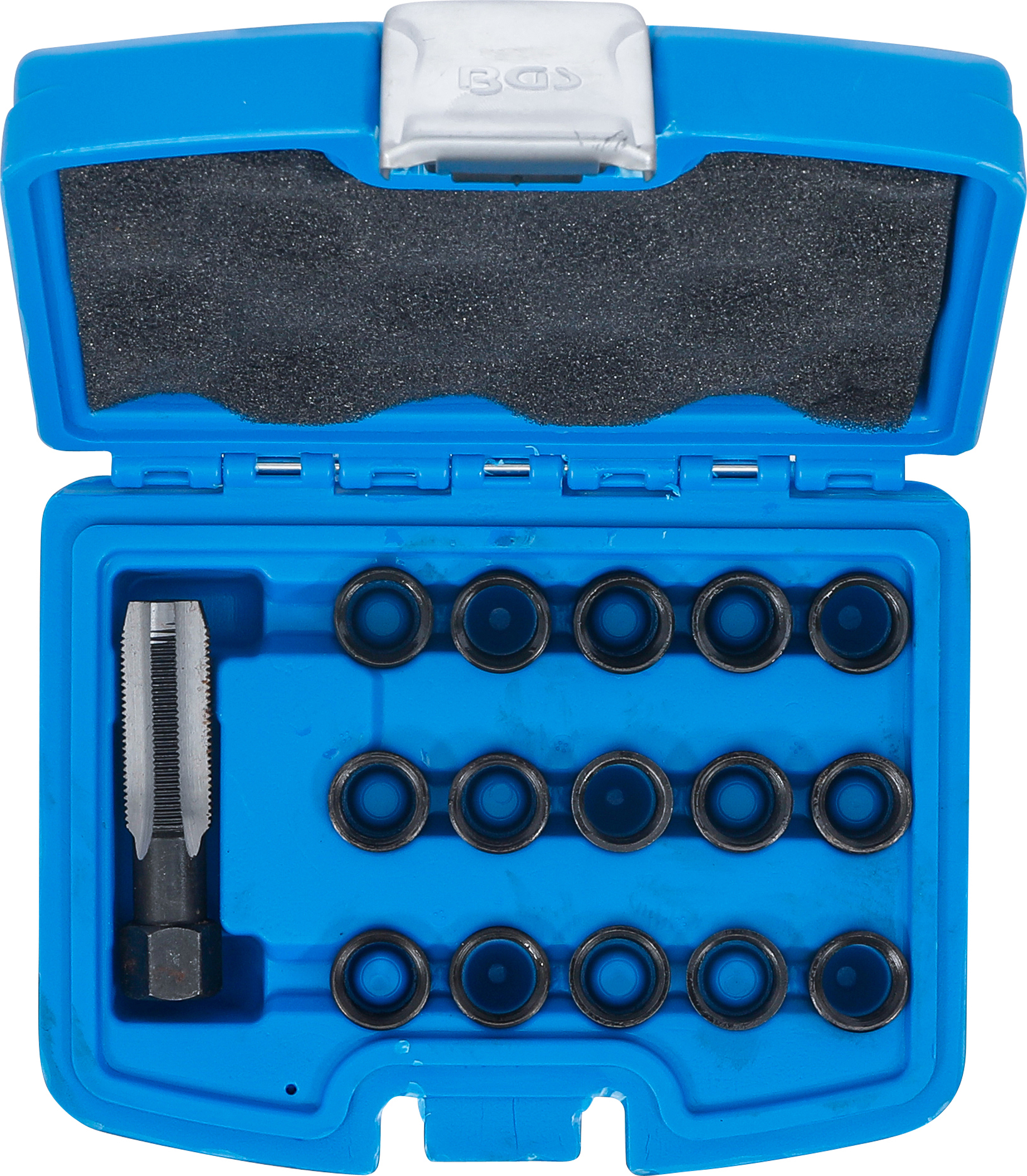 BGS Reparatursatz für Zündkerzengewinde | M14 x 1,25 mm | 16-tlg.
