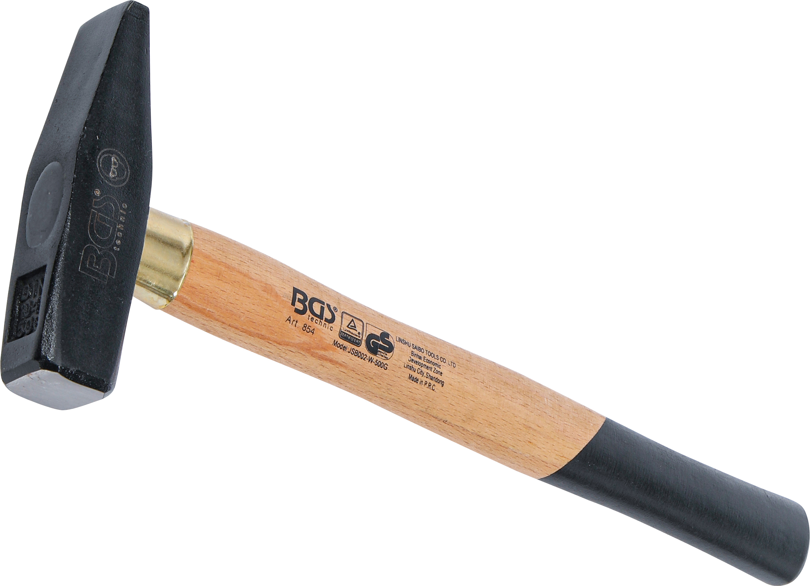 BGS Schlosserhammer | Holz-Stiel | DIN 1041 | 500 g