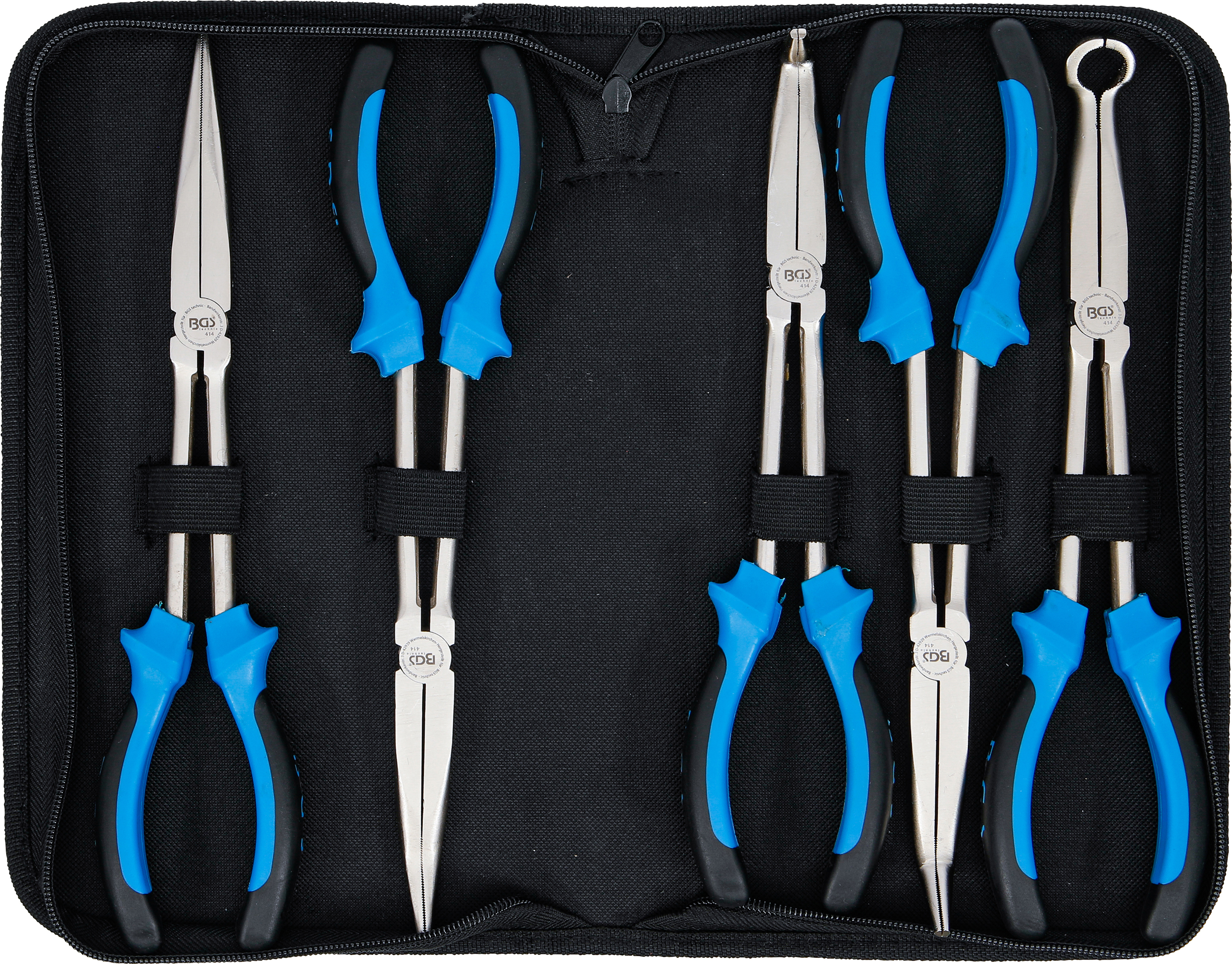 BGS Langbeck-Zangen-Satz | 290 mm | 5-tlg.