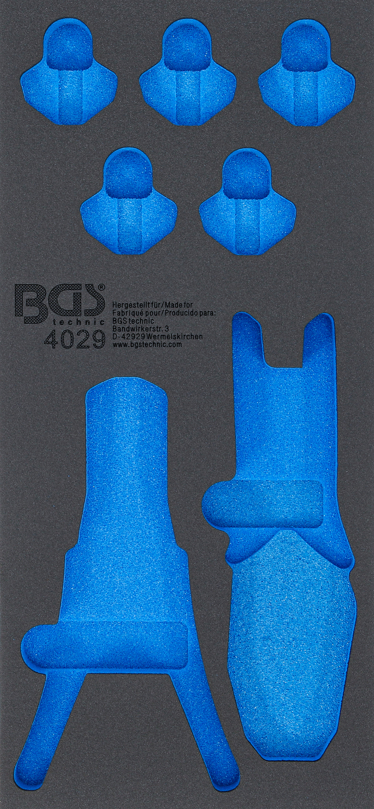 BGS Werkstattwageneinlage 1/3 | leer | für Art. 4029