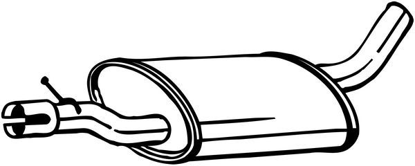 Mittelschalldämpfer