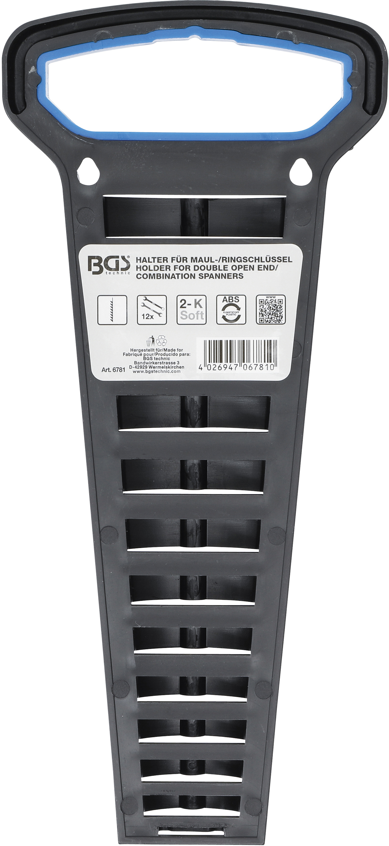 BGS Halter für Maul-/Ringschlüssel | 12 Auflagen