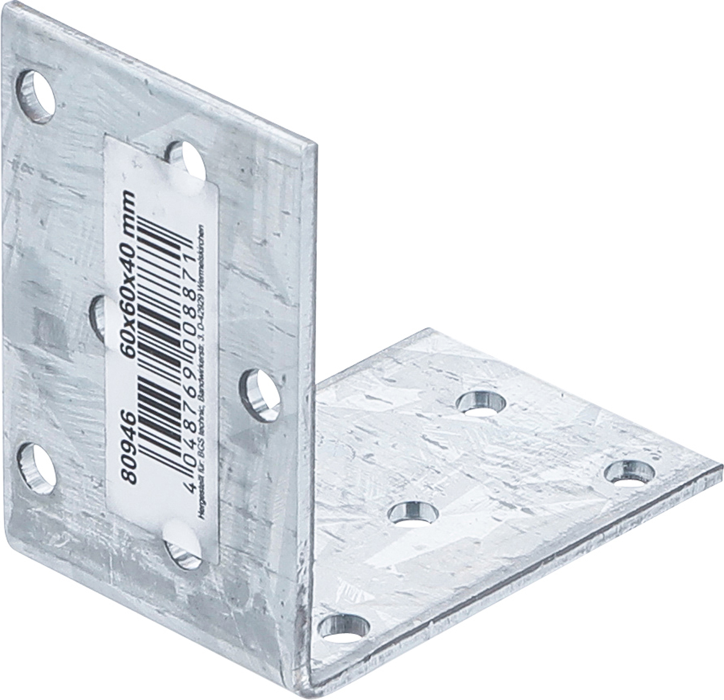 BGS Winkelverbinder | 60 x 60 x 40 x 2,5 mm BGS Winkelverbinder | 60 x 60 x 40 x 2,5 mm