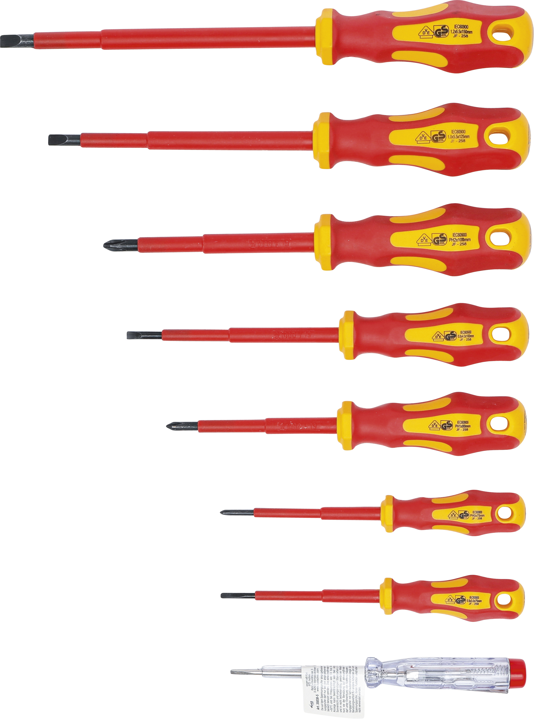 BGS VDE-Schraubendreher-Satz | 8-tlg.