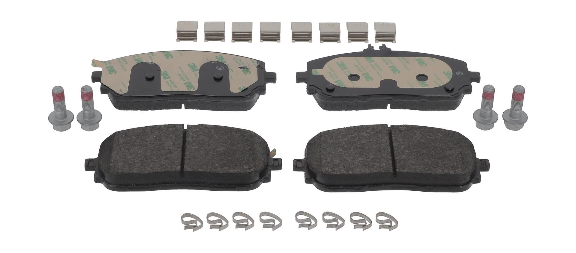 Bremsbelagsatz, Scheibenbremse