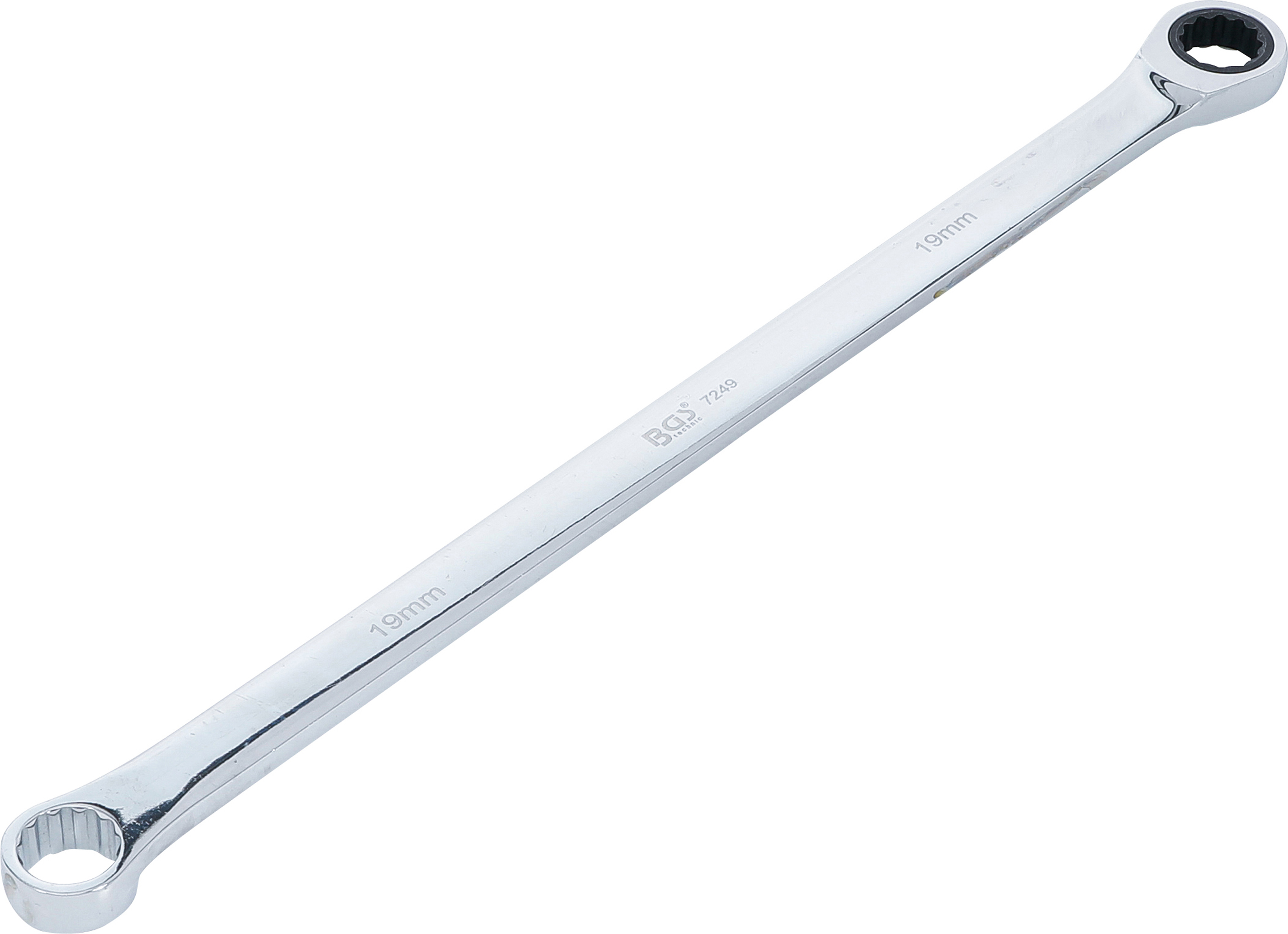 BGS Ratschenring- und Ringschlüssel | extra lang | SW 19 mm