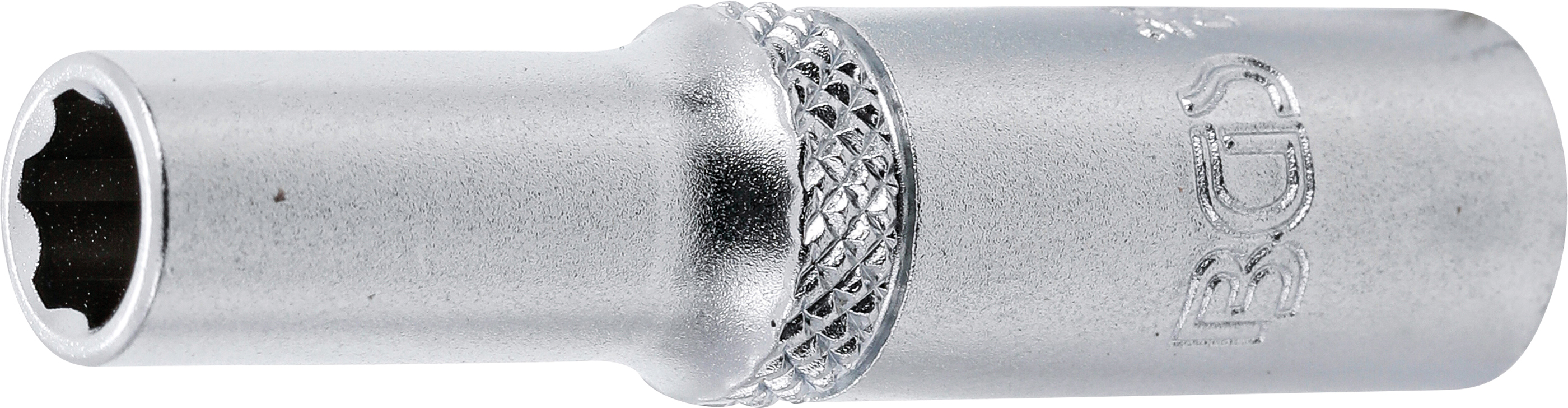 BGS Steckschlüssel-Einsatz Super Lock, tief | Antrieb Innenvierkant 6,3 mm (1/4") | SW 6 mm