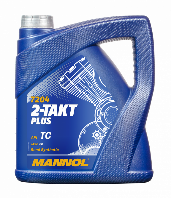 Mannol 2-Takt Plus 7204 Zweitakt Motoröl teilsynthetisch 4 Liter