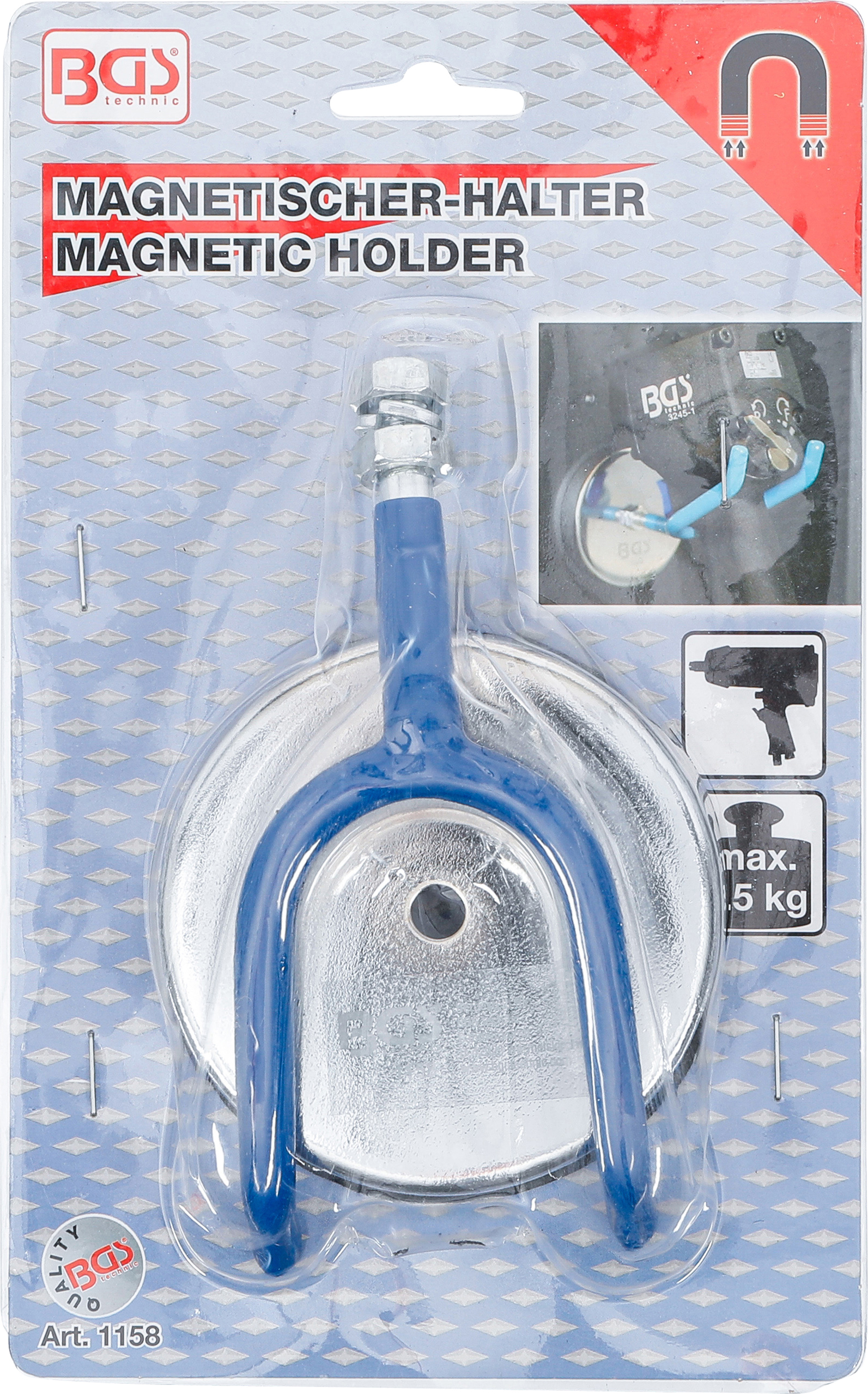 BGS Magnetischer Halter | 4,5 kg