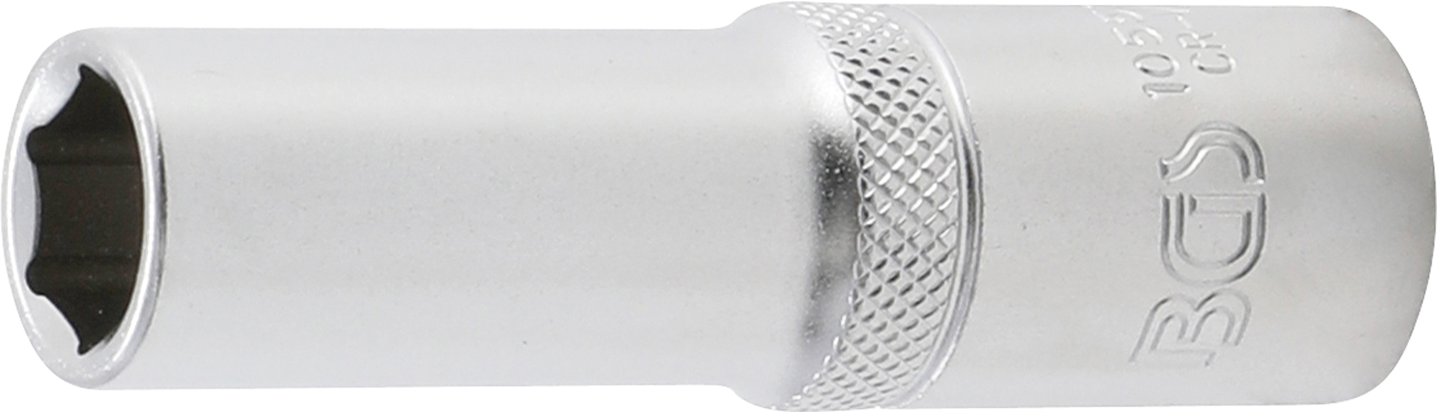 BGS Steckschlüssel-Einsatz Sechskant, tief | Antrieb Innenvierkant 12,5 mm (1/2") | SW 13 mm