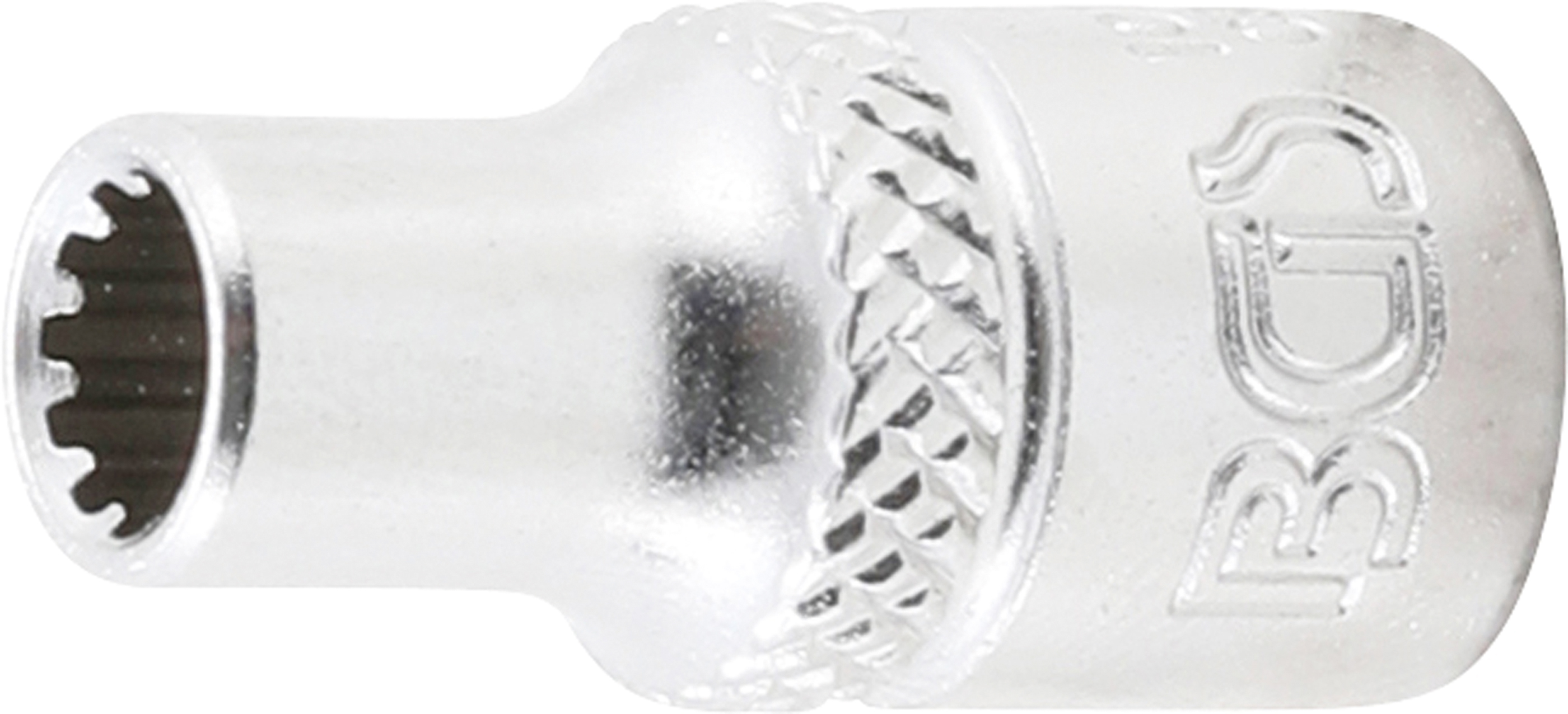 BGS Steckschlüssel-Einsatz Gear Lock | Antrieb Innenvierkant 6,3 mm (1/4") | SW 5 mm