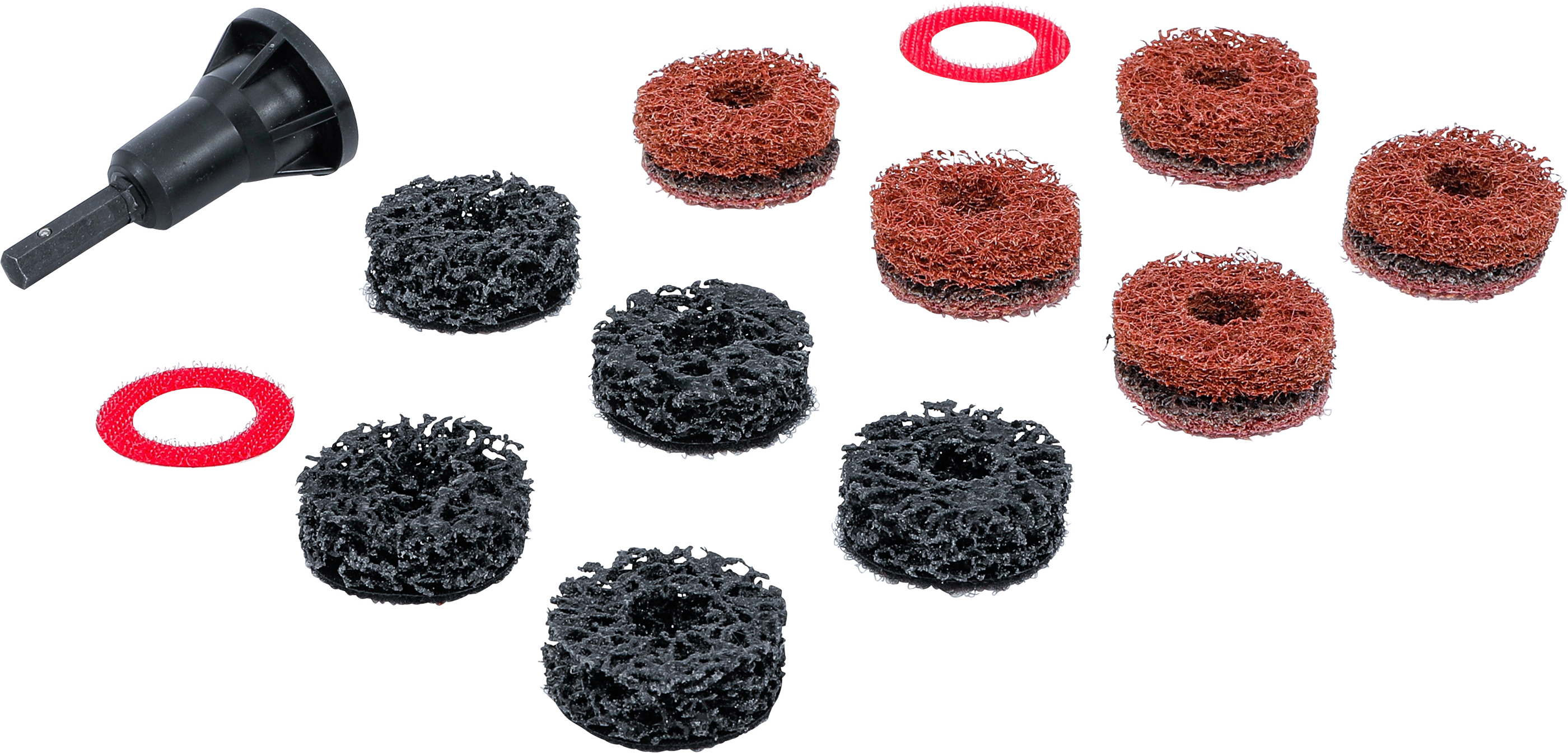 BGS Radnabenschleifer-Satz | für Stehbolzen und Radmutternbolzen | 14-tlg.