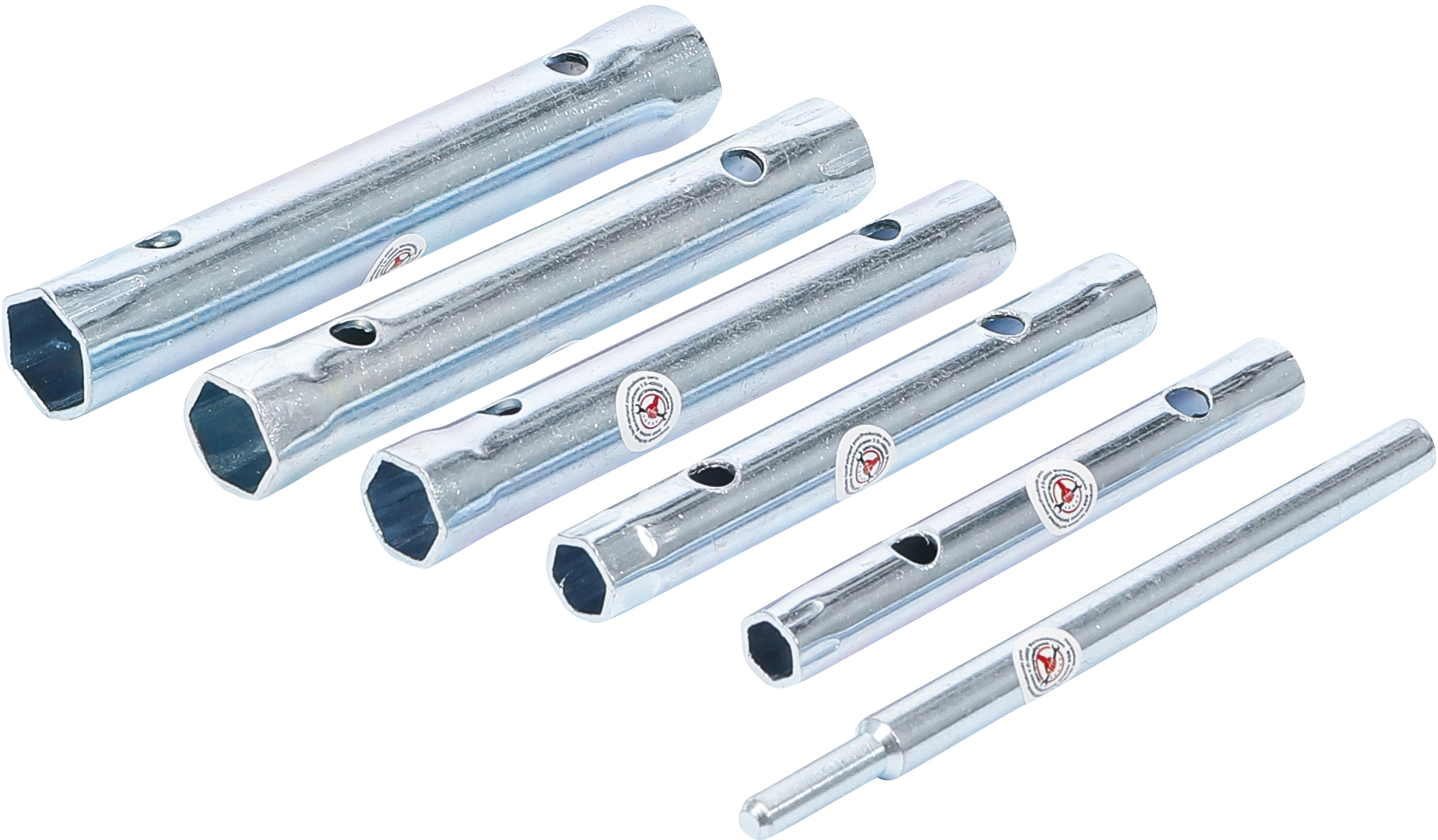 BGS Rohrsteckschlüssel-Satz | SW 8 x 9 - 16 x 17 mm | 6-tlg.