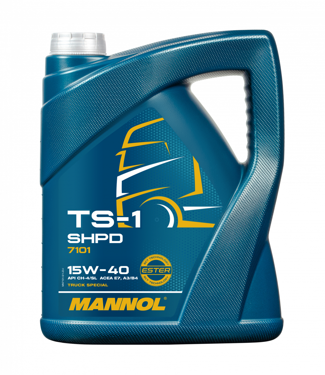 15W-40 Mannol 7101 TS-1 SHPD Motoröl 5 Liter