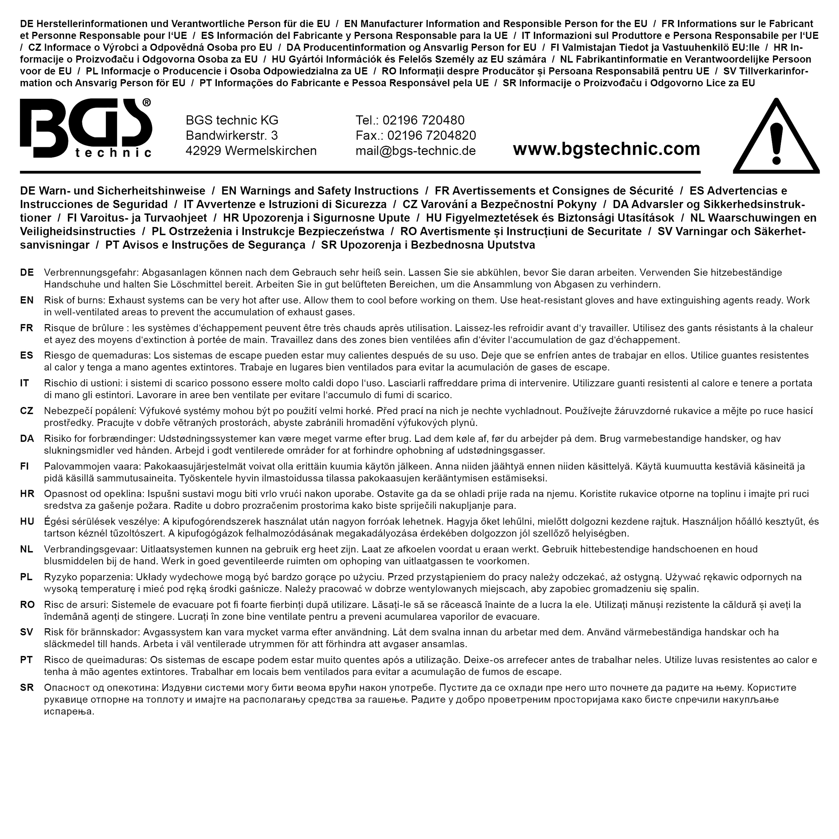 BGS Lambdasonden-Einsatz | abgewinkelt | Antrieb Innenachtkant 12,5 mm (1/2") | SW 22 mm | Schlitz 11 mm