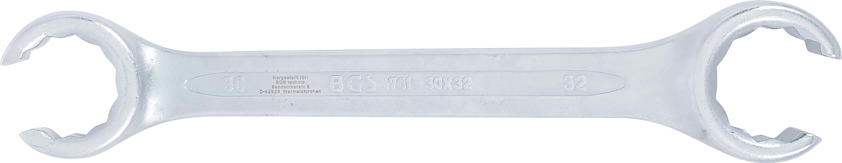 BGS Offener Doppel-Ringschlüssel | SW 30 x 32 mm