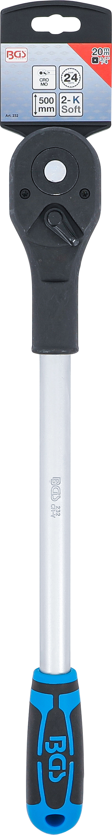 BGS Umschaltknarre | Abtrieb Außenvierkant 20 mm (3/4")