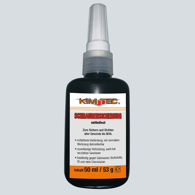 Kim-Tec Schraubensicherung SSM Mittelfest Blau 50 ml