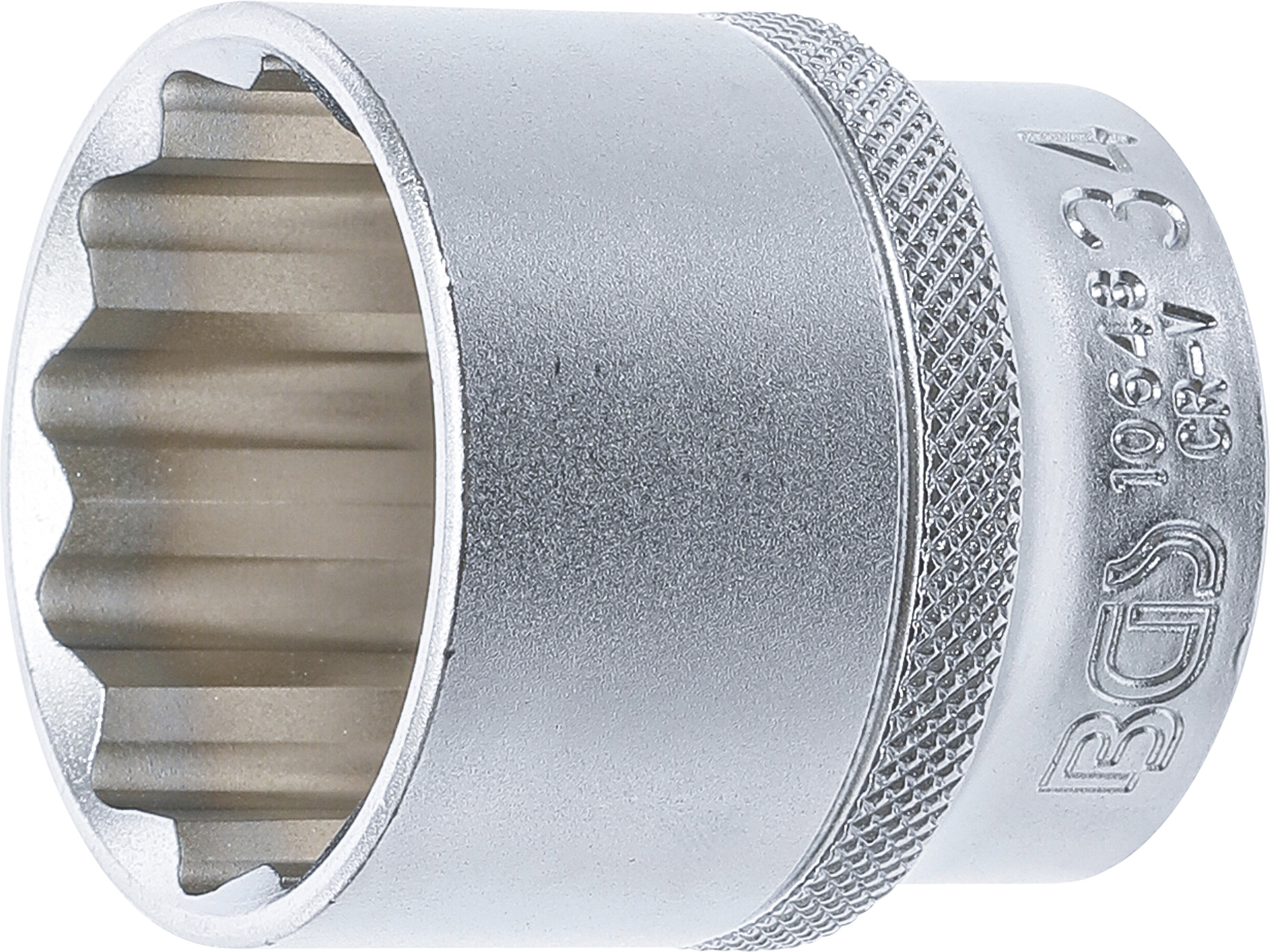 BGS Steckschlüssel-Einsatz Zwölfkant | Antrieb Innenvierkant 12,5 mm (1/2") | SW 34 mm