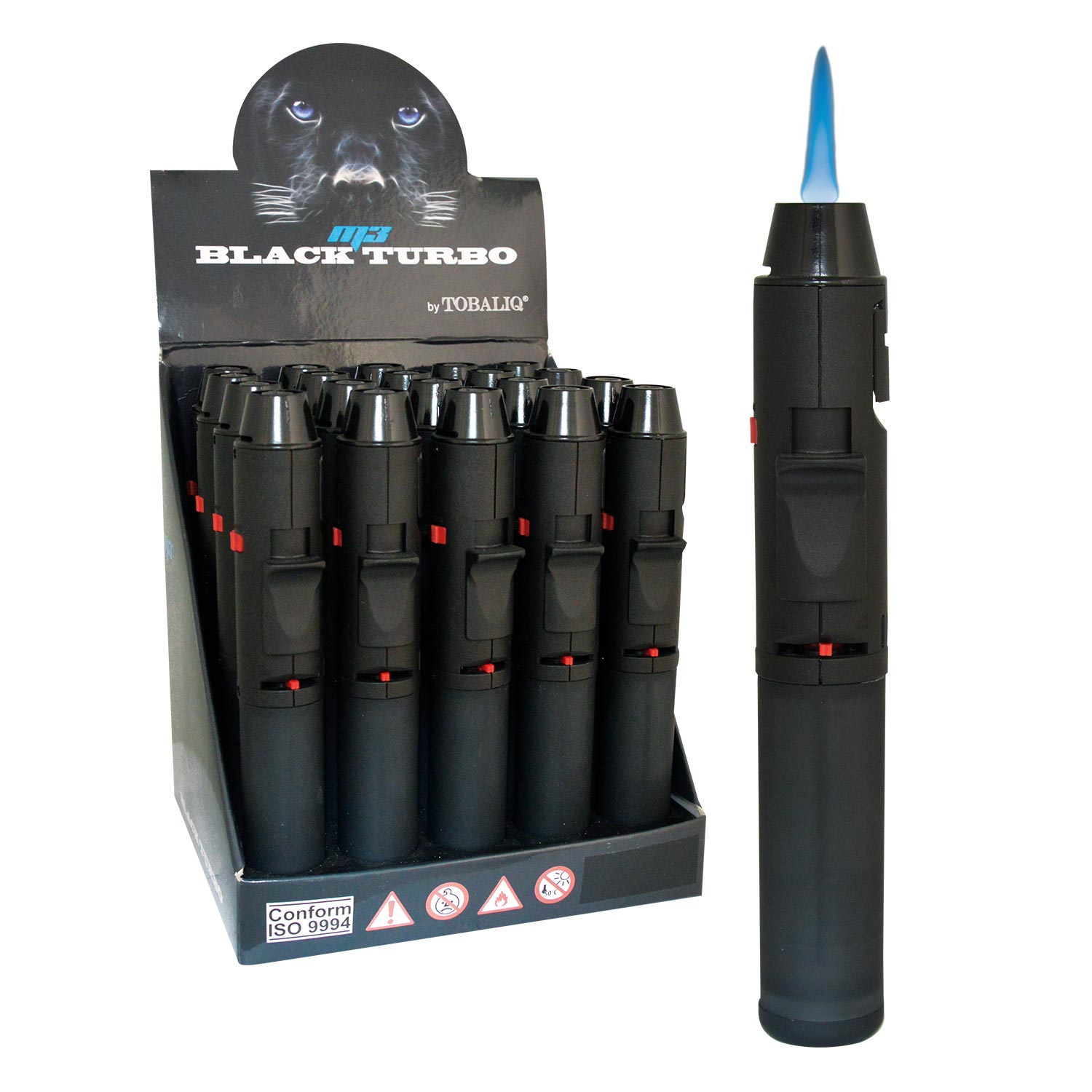 Tobaliq Sturmfeuerzeug M3 Black Turbo