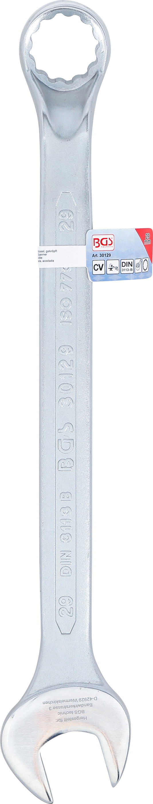 BGS Maul-Ringschlüssel, gekröpft | SW 29 mm