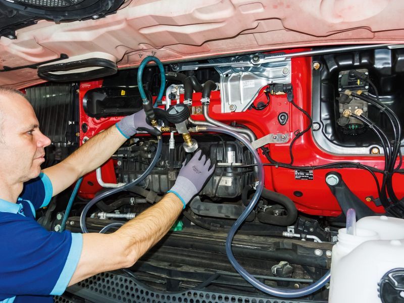 Vakuum-Befüllgerät, Kühlsystem