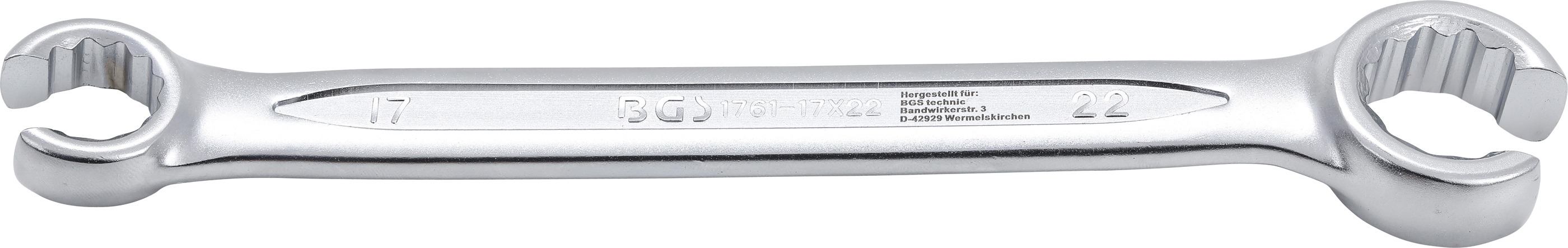 BGS Offener Doppel-Ringschlüssel | SW 17 x 22 mm