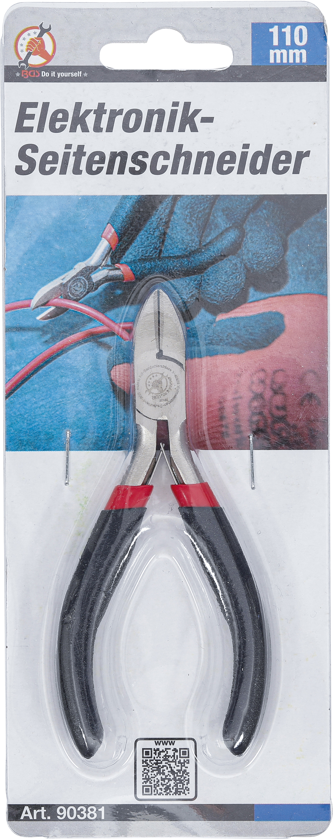 BGS Elektronik-Seitenschneider | mit Feder | 110 mm