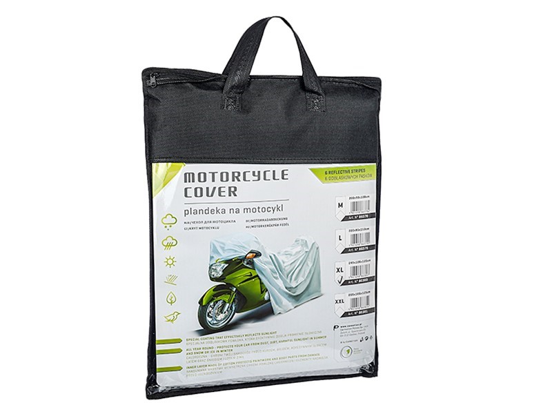 Carmotion Motorrad Abdeckung Vollgarage 245x105x125cm Gr. XL Motorradabdeckung