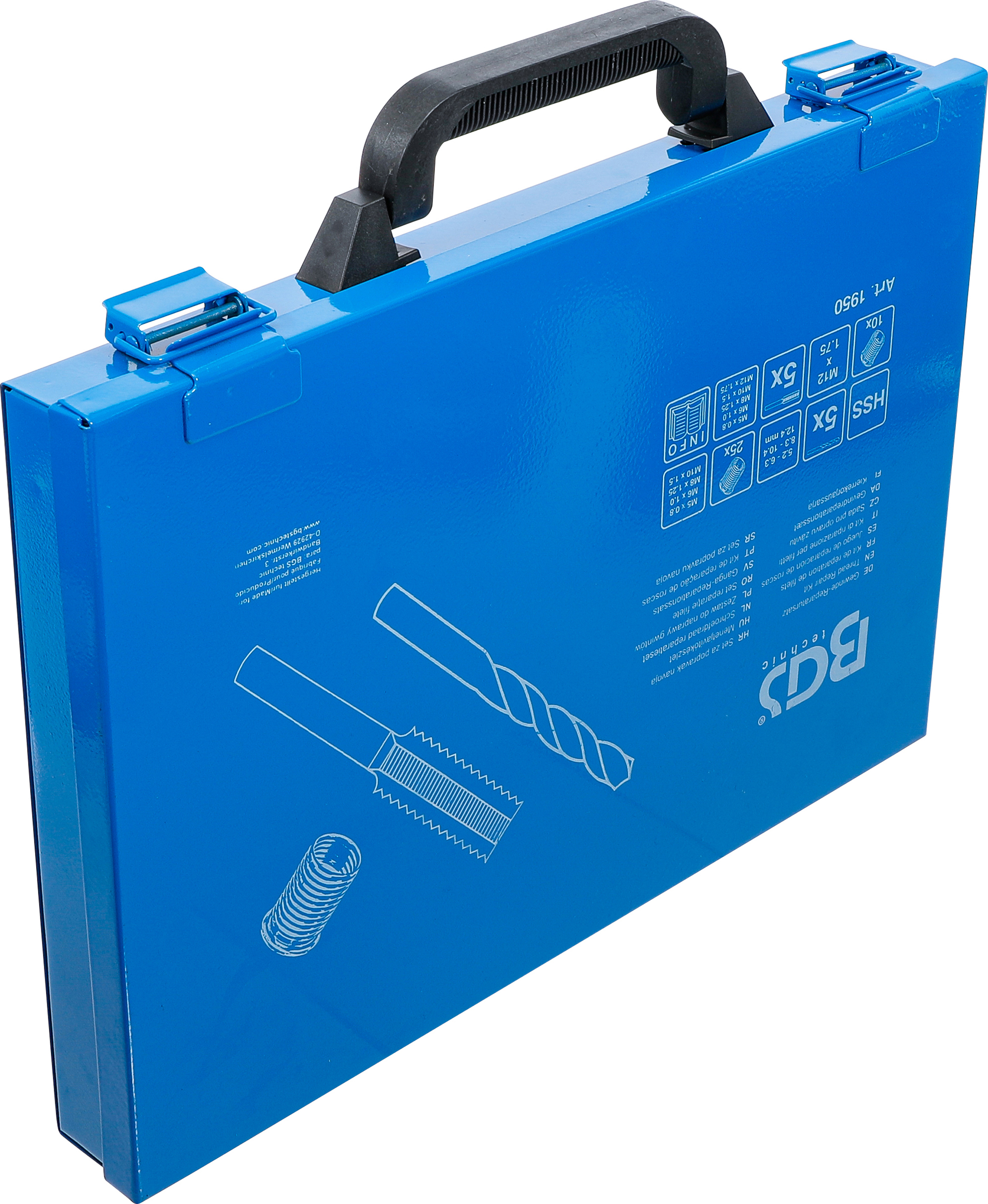 BGS Gewinde-Reparatursatz | M5 - M12 | 130-tlg.