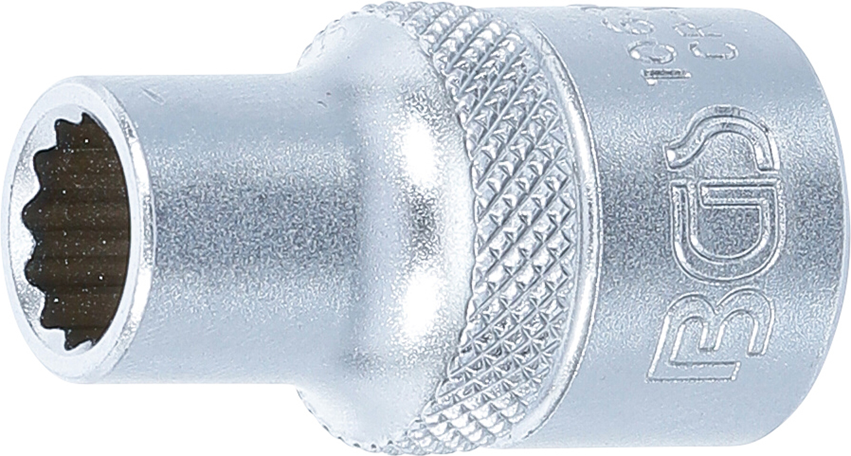 BGS Steckschlüssel-Einsatz Zwölfkant | Antrieb Innenvierkant 12,5 mm (1/2") | SW 10 mm