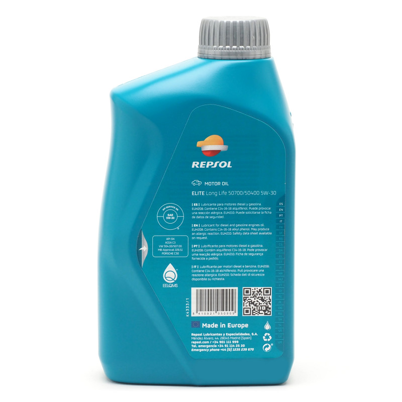 5W-30 Repsol Elite Long Life 50700 50400 Motoröl 1 Liter