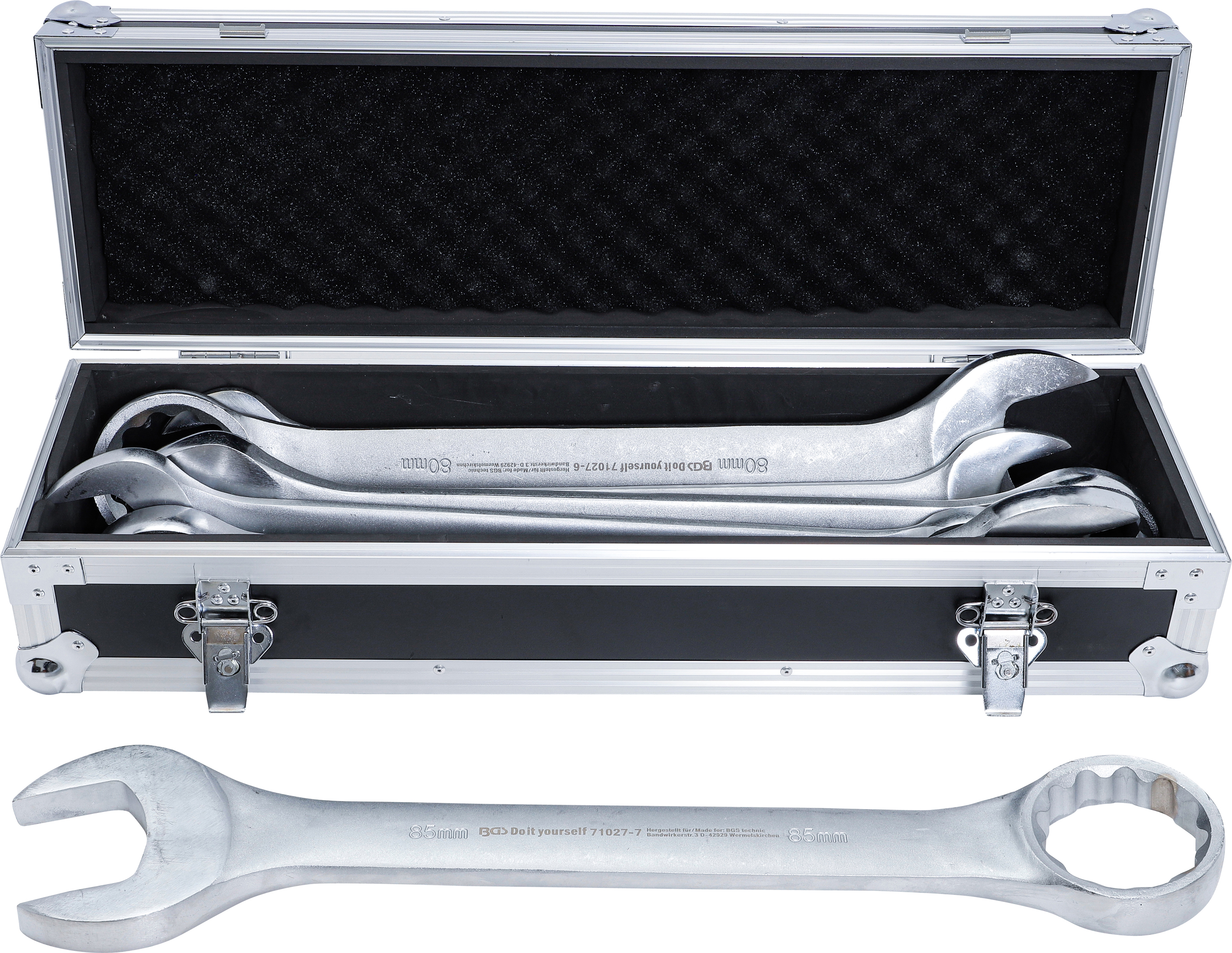 BGS Maul-Ringschlüssel-Satz | XXL | SW 55 - 85 mm | 7-tlg.