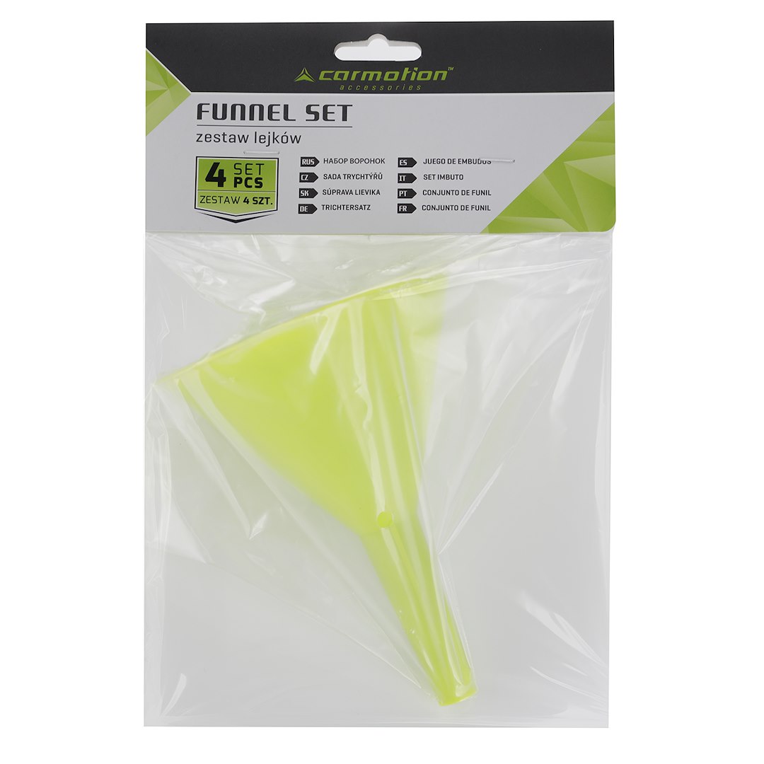 Carmotion Kunststoff Trichter Set 4tlg