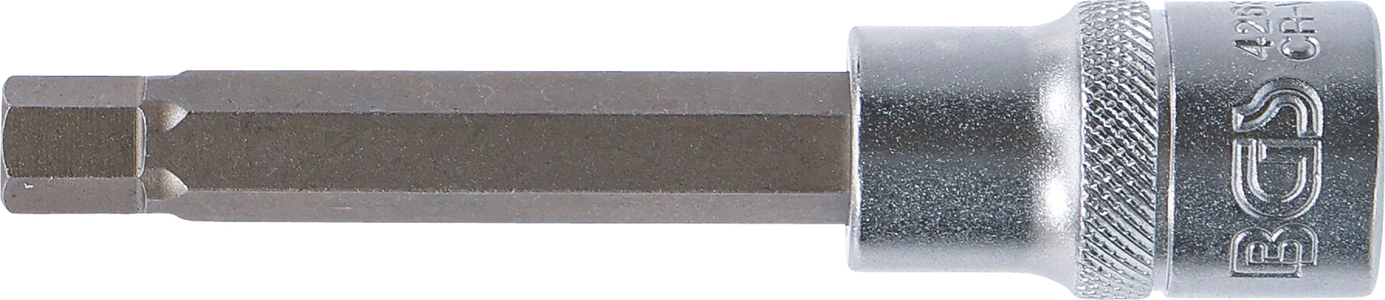 BGS Bit-Einsatz | Länge 100 mm | Antrieb Innenvierkant 12,5 mm (1/2") | Innensechskant 9 mm