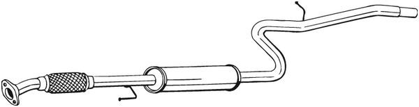 Mittelschalldämpfer