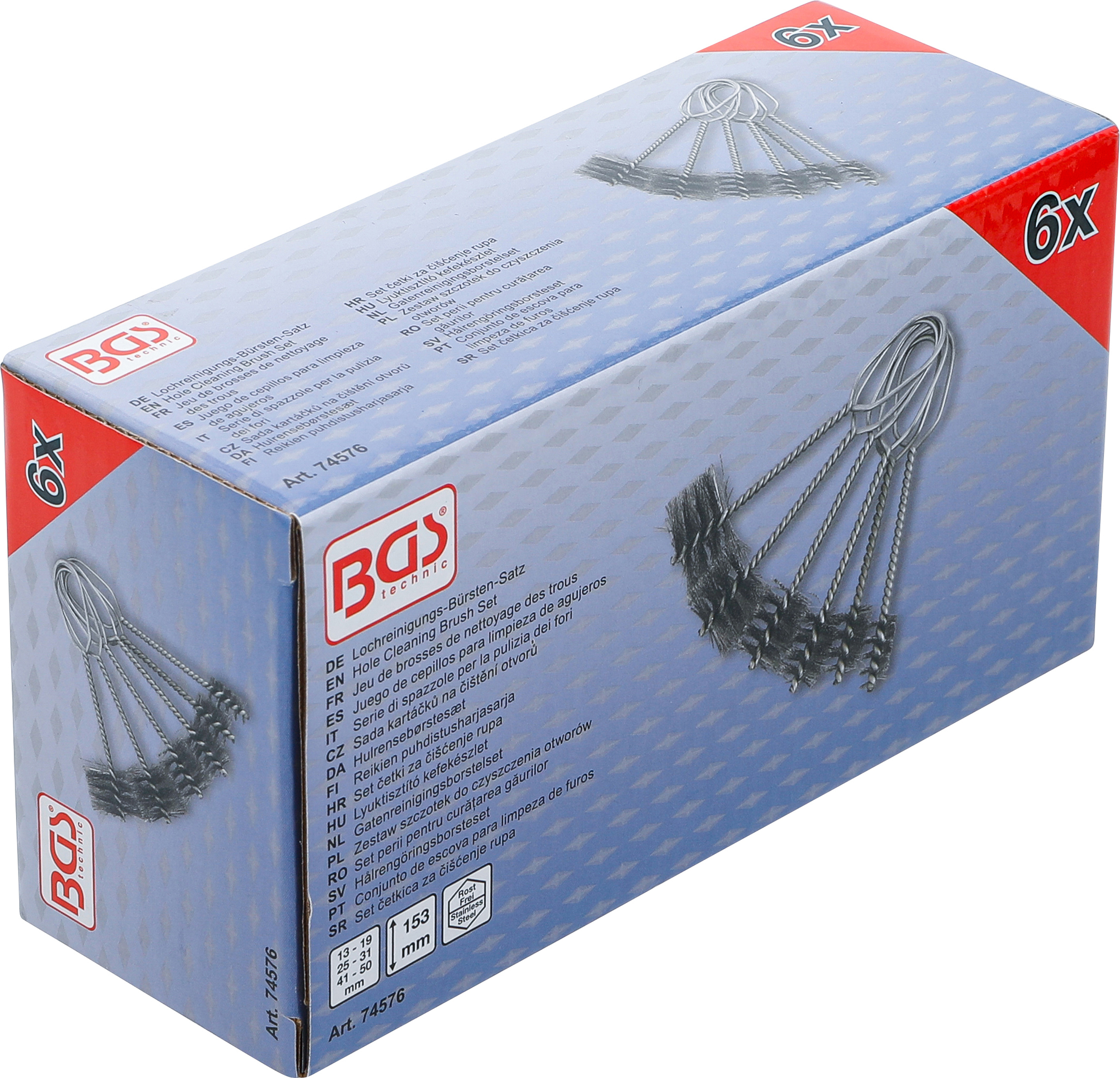 BGS Lochreinigungs-Bürsten-Satz | 6-tlg.