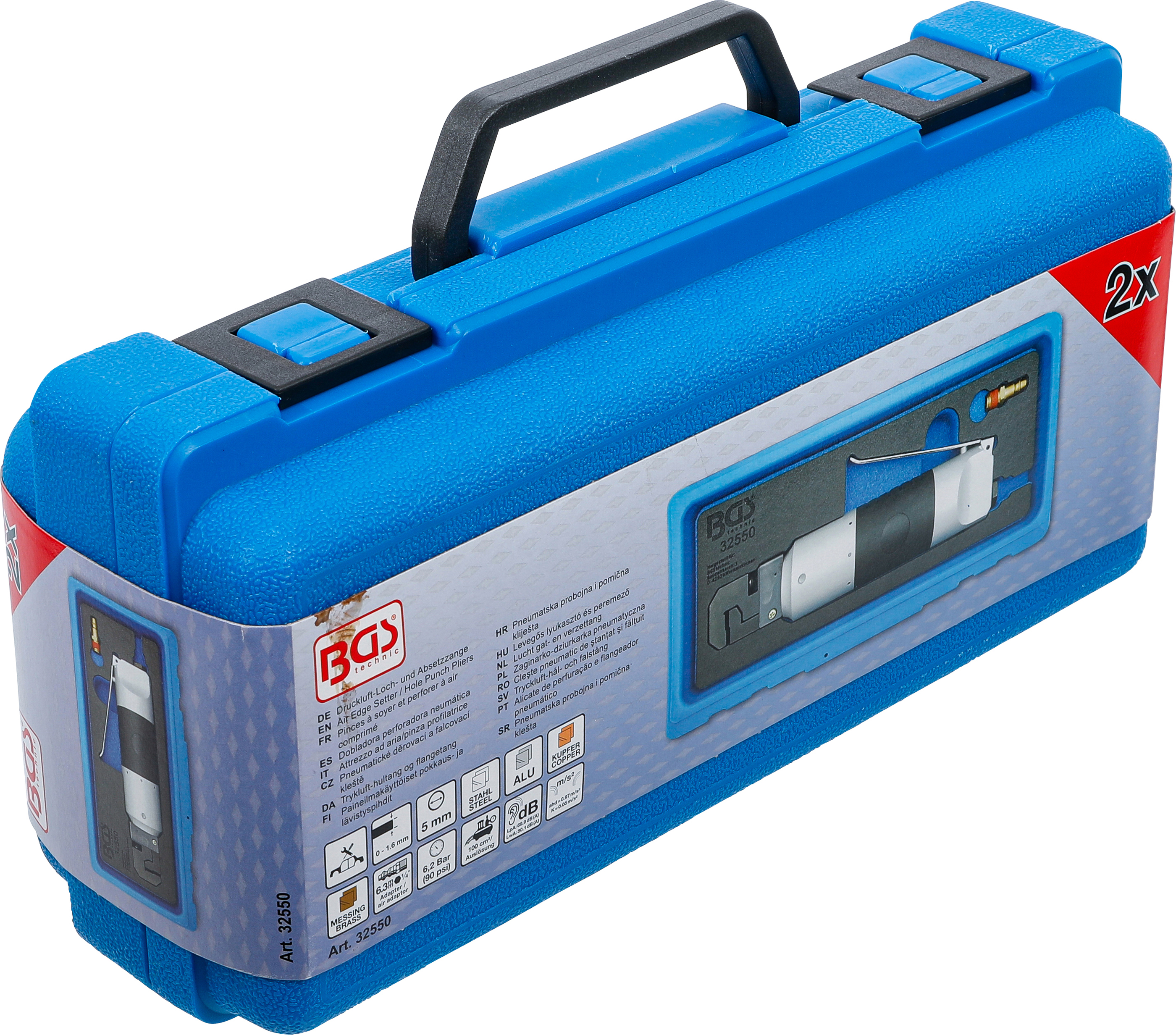 BGS Druckluft-Loch- und Absetzzange