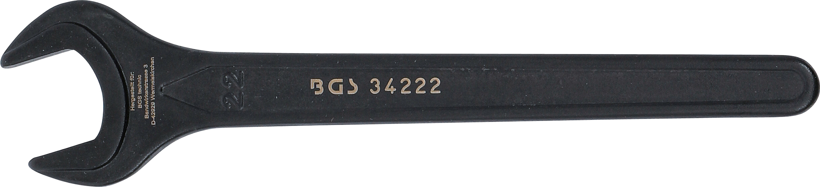 BGS Einmaulschlüssel | DIN 894 | SW 22 mm
