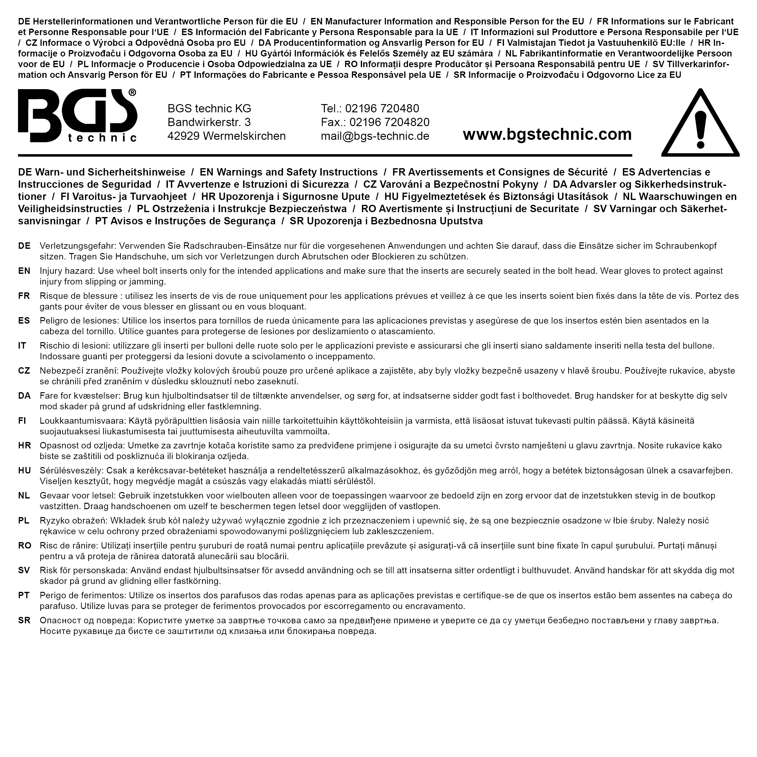 BGS Kunststoffschonhülle für Art. 7301 | für SW 17 mm | blau