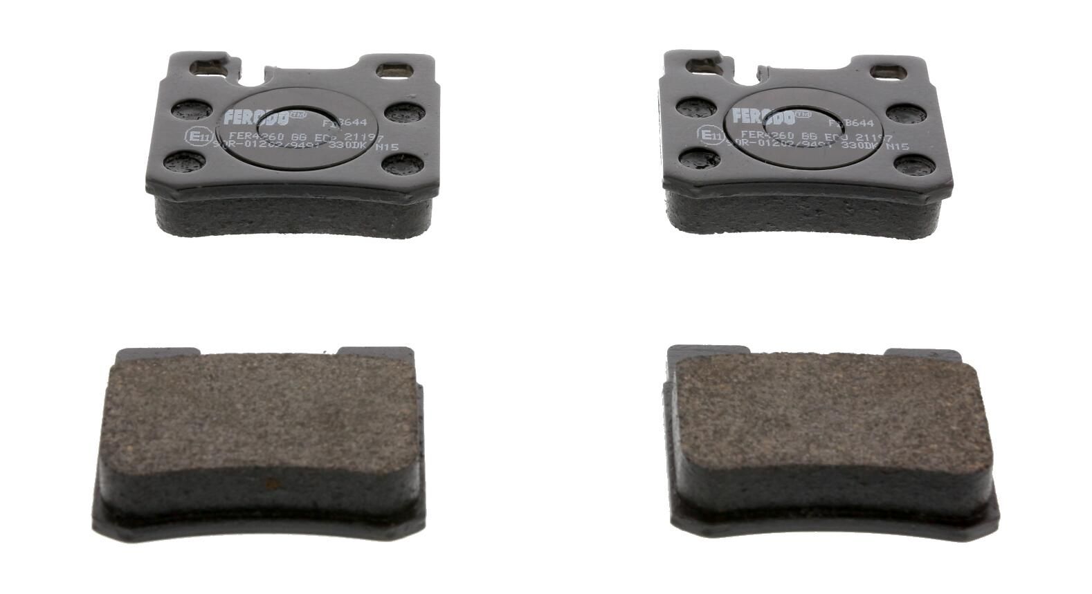 Bremsbelagsatz, Scheibenbremse