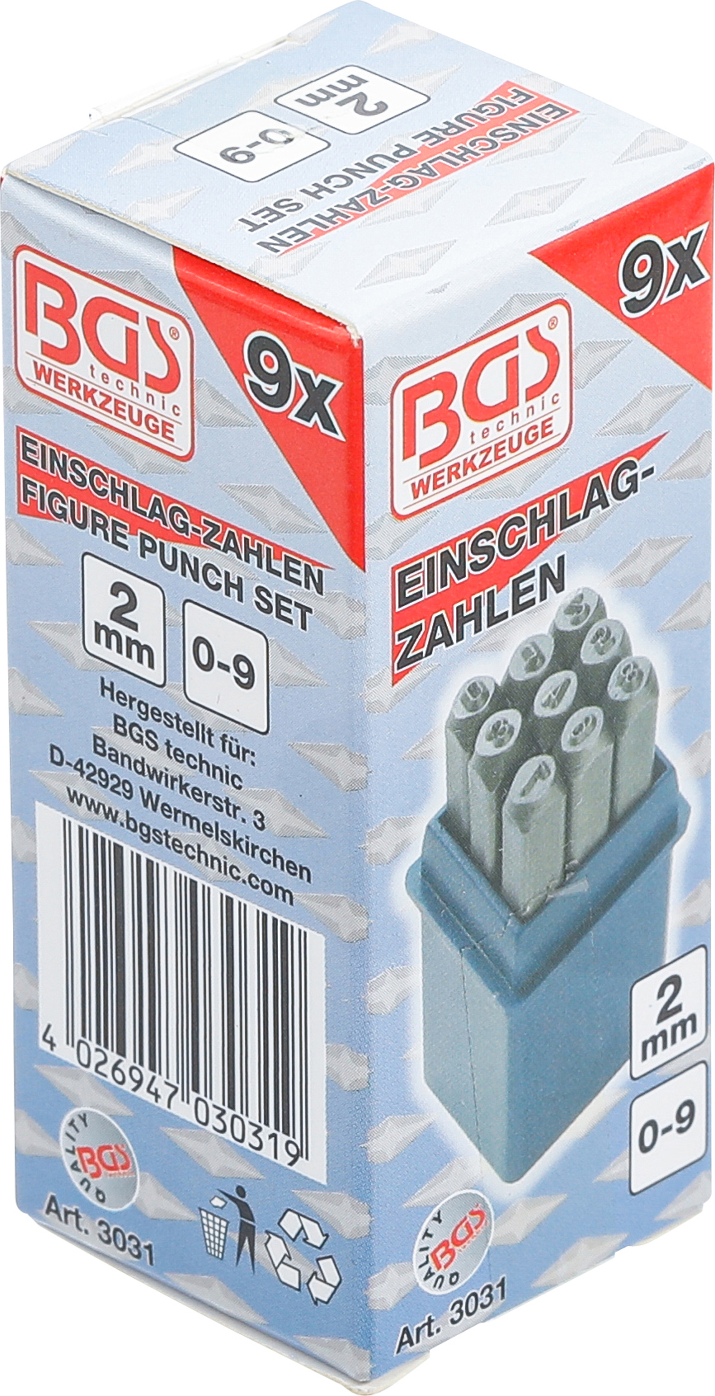 BGS Einschlagzahlen | 2 mm BGS Einschlagzahlen | 2 mm