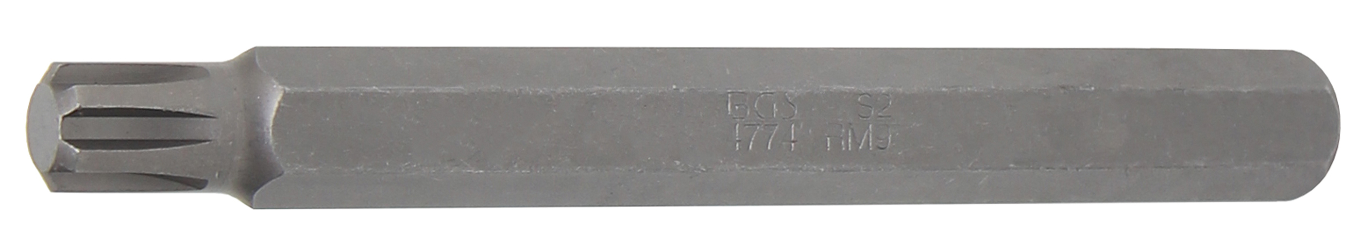 BGS Bit | Länge 100 mm | Antrieb Außensechskant 10 mm (3/8") | Keil-Profil (für RIBE) M9