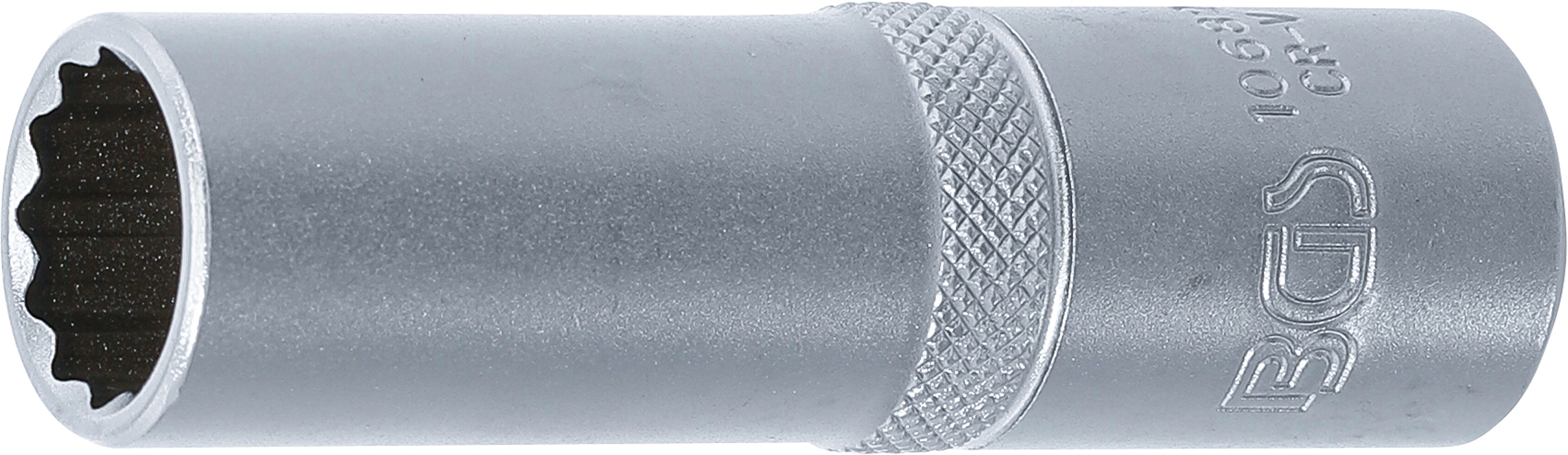 BGS Steckschlüssel-Einsatz Zwölfkant, tief | Antrieb Innenvierkant 12,5 mm (1/2") | SW 15 mm