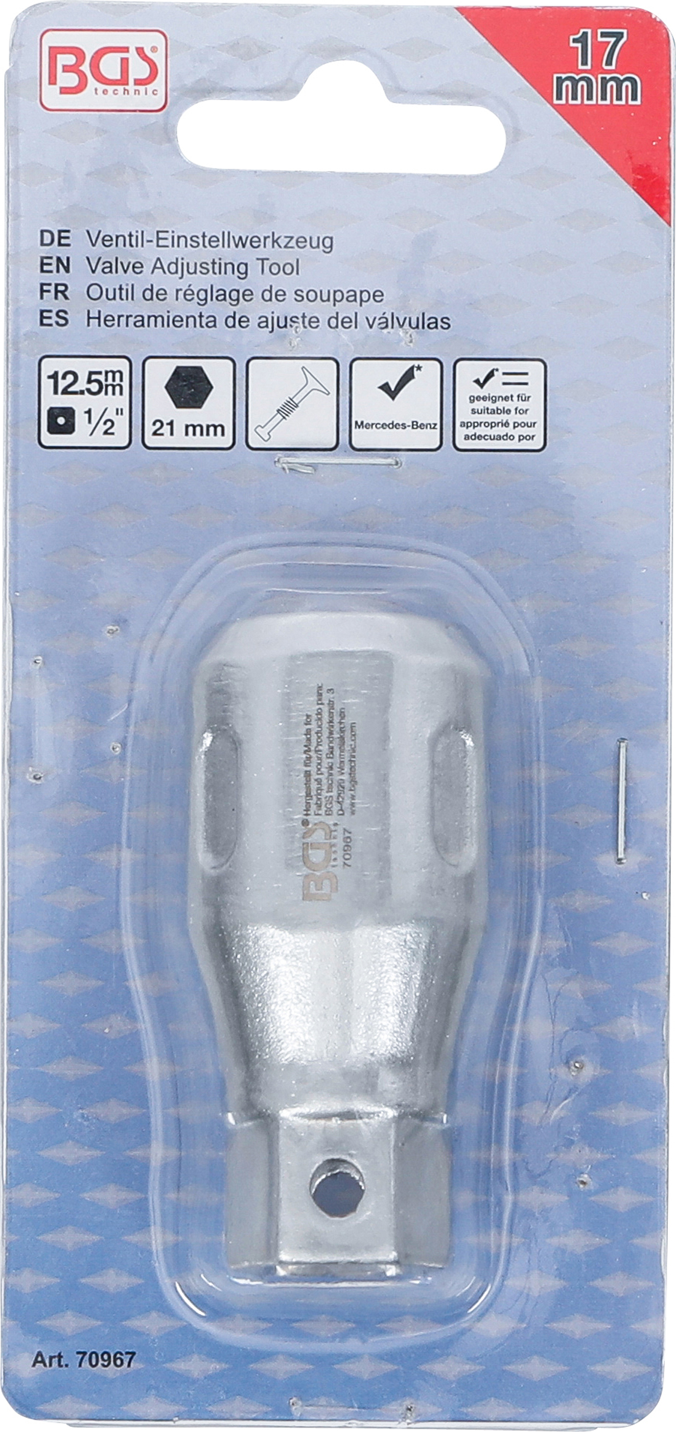 BGS Ventil-Einstellwerkzeug | für Mercedes-Benz M100, 110, 114, 115, 123, 130