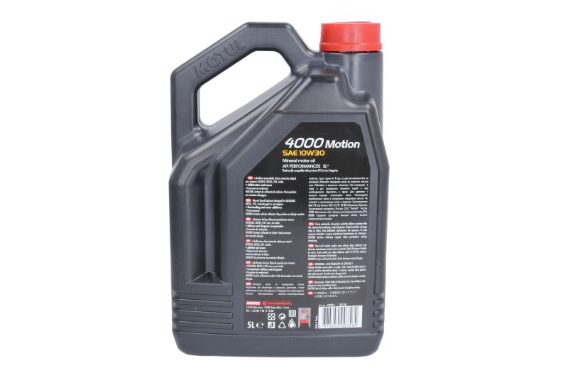 Motul 10W-30 Motoröl 4000 Motion 5 Liter